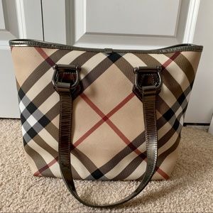 Authentic BURBERRY Nova Check Tote
